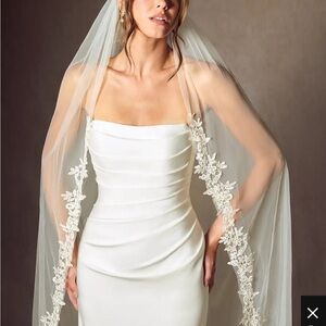 Azazie Cathedral Lace Bridal Veil